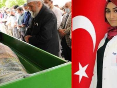 Öldürülen Arife Öğretmenin Tabutunda Dikkat Çeken Detay!