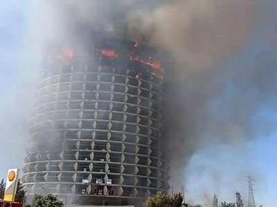 Otel alevler içinde kaldı: Gaziantep’te korku dolu anlar