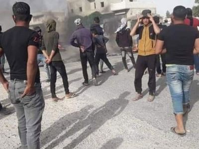 PKK/YPG'li Teröristler Ve Sivil Halk Arasında Çatışma Çıktı