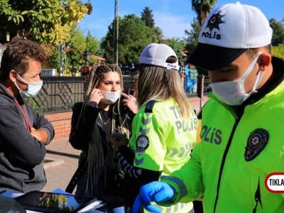 Adana'da Maske Cezası Yazan Polislere Tehdit!