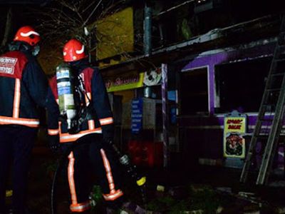 Sakarya’da Balık Lokantası Alevler İçinde Kaldı