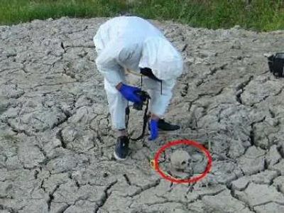 Sulama Kanalındaki Balçıktan İnsan Kafatası Çıkarıldı