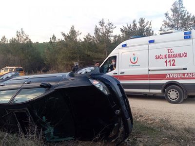 Tekirdağ’da Araç Şarampole Yuvarlandı: 2 Yaralı