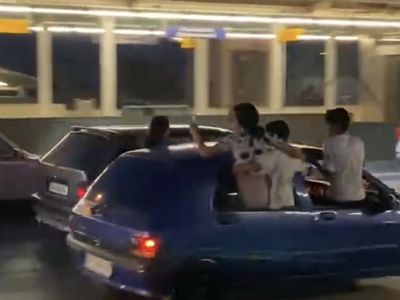 Bursa’da Asker Uğurlama Konvoyunda Trafiği Tehlikeye Atarak Paniğe Neden Oldular