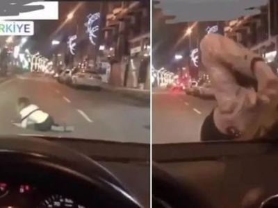 Van'da Alkol Bağımlısı Bir Kadın Sokakta Terör Estirdi!