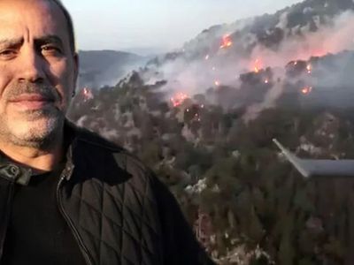 Yangın Bölgesinde Olan Haluk Levent: Helikopterler 4 Gündür Çalışıyor