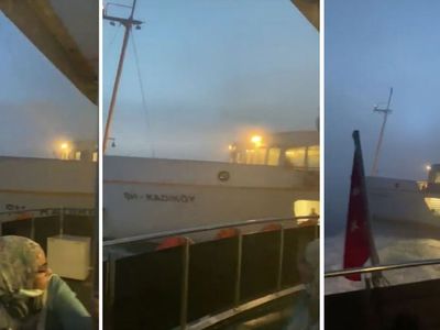 Yoğun Sis İstanbul Boğazı’nda Faciaya Neden Oluyordu: Vapur ile Motor Çarpışmaktan Son Anda Kurtuldu