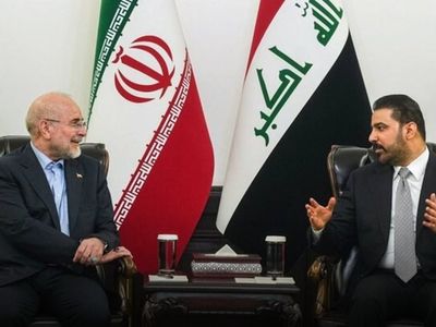 Galibaf Bağdat’ta Irak Başbakanı Ali Zeydi ile göruştü