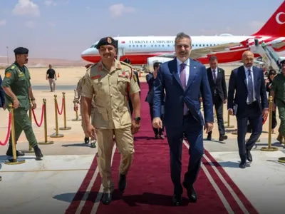 Dışişleri Bakanı Hakan Fidan Bingazi'de: Fidan’ı Saddam Hafter karşıladı