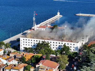 Heybeliada Deniz Harp Okulu'nda yangın