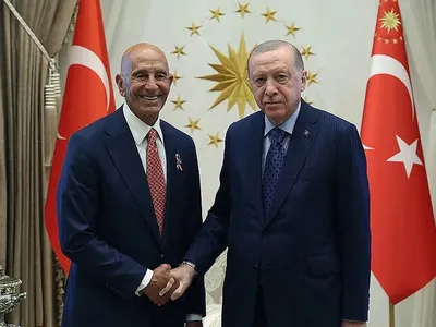 Cumhurbaşkanı Erdoğan, ABD'nin büyükelçisi Tom Barrack ile görüştü