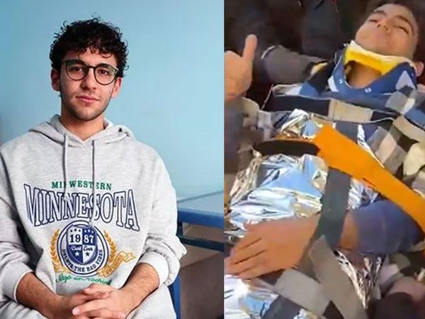 5 katlı apartmanın enkazından izlediği film sayesinde kurtuldu