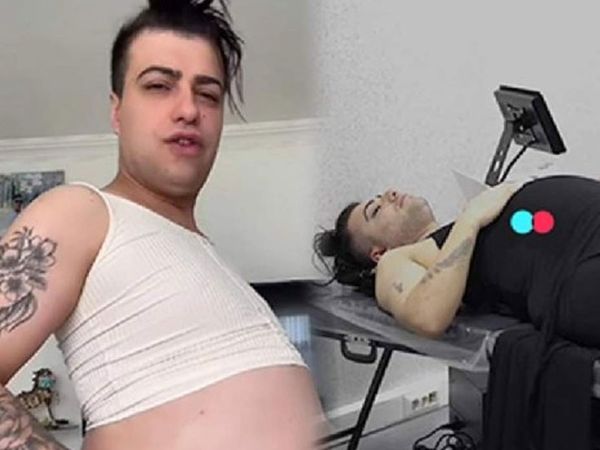 9 aylık hamile Mükremin'in çektiği video olay yarattı! Kapıya da hallenmezsin be adam!