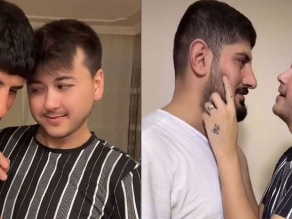 Az olmuş bu direkt herkesin önünde birlikte olun da rahatlayın... TikTok fenomeni Caner ve Nejdet'ten yeni bir yatak odası paylaşımı geldi... Gizlice her şeyi çekti
