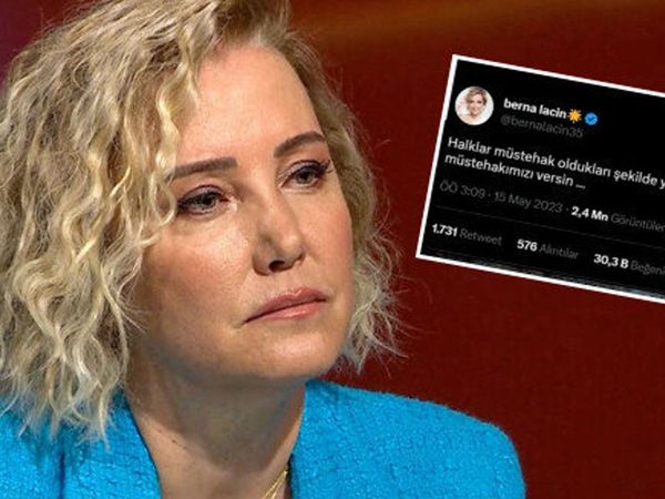 Berna Laçin'den hadsiz paylaşım! Seçimi kaybedince nereye saldıracağını şaşırdı