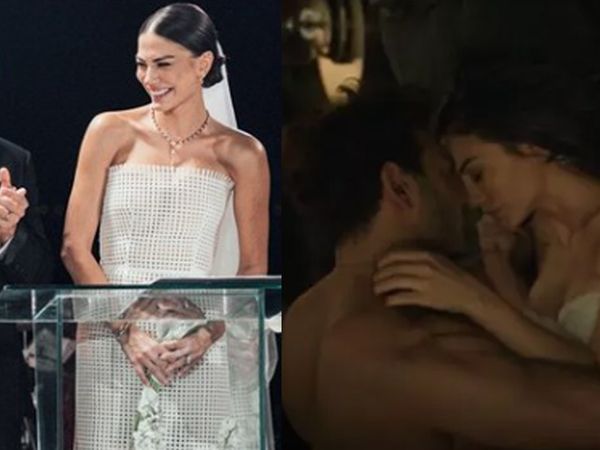 Bu görüntüler boşanma sebebi! Sahnenin ateşinden çıkamayan Demet Özdemir ve Buğra Gülsoy kameraları fark etmedi