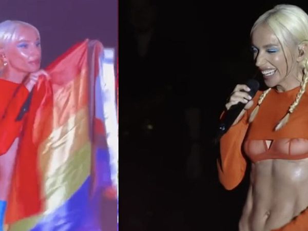 Bu kez haddini aştı! Sahnede LGBT bayrağı açan Gülşen seyircilerle kavga etti ‘Rahatsız olan gitsin’