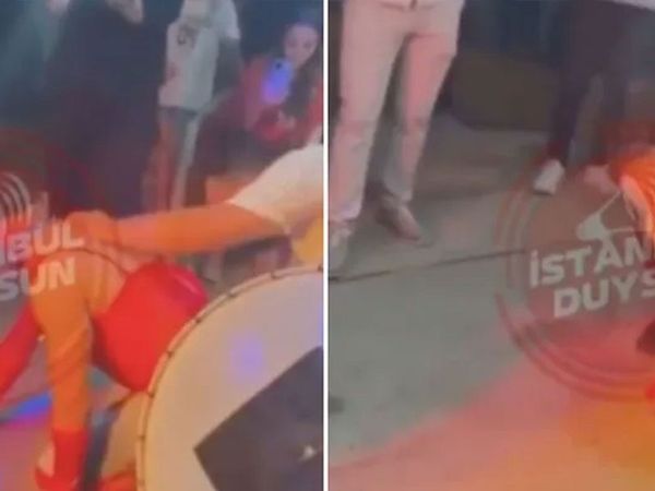 Bu nasıl gelenek! Düğünde damata kırmızı jartiyer giydirip oynattılar o anlar sosyal medyada viral oldu