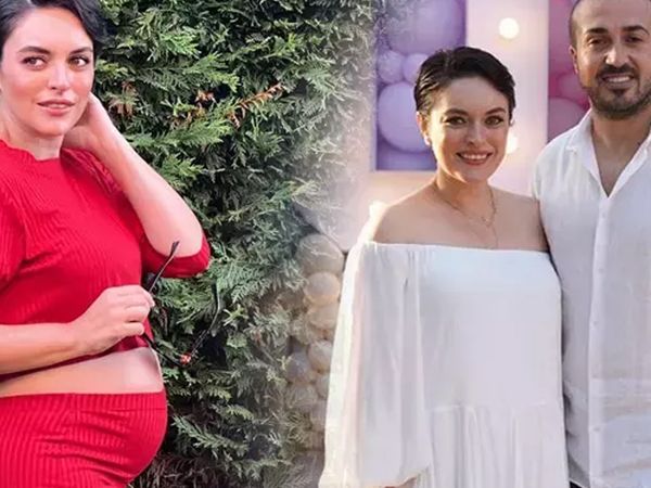 Çiçeği burnunda anne Ezgi Mola bebeği Can ile ilk kez kameralar karşısına çıktı: Annelik yakışmış!