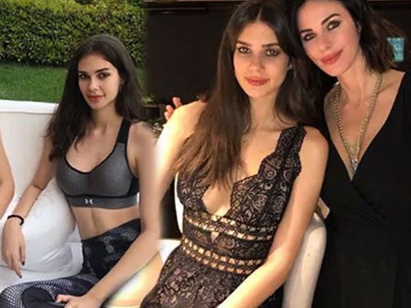 Defne Samyeli’nin kızı Deren Talu derin göğüs dekoltesiyle yürek hoplattı