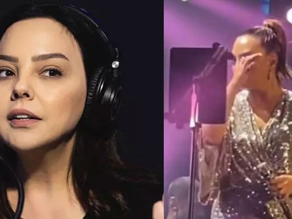 Ebru Gündeş sevenlerini korkuttu! Annesinin vefatından sonra ilk kez sahneye çıkan ünlü isim sahnede zor anlar yaşadı
