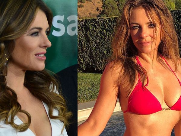 Elizabeth Hurley oğlunun ‘Anne artık yapma’ sözüne aldırış etmedi! Ünlü manken iddialı pozlarını erkeklerin beğenisine sundu
