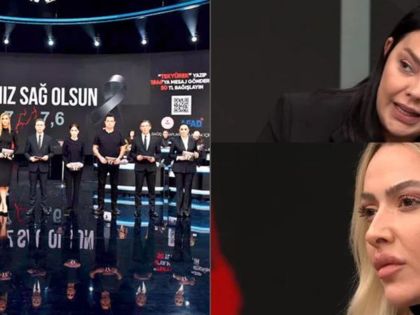 Hadise ve Ebru Gündeş Türkiye Tek Yürek yardım gecesinde bir araya geldi