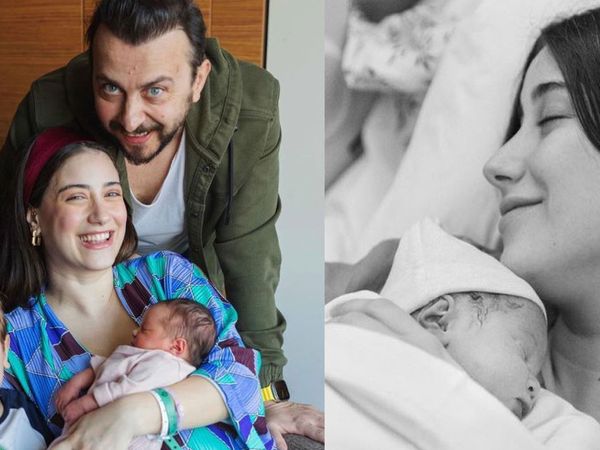 Hazal Kaya'nın kızı Leyla Süreyya büyüdü! Güzel oyuncu kızının yüzünü ilk kez gösterdi: Aynı annesi!
