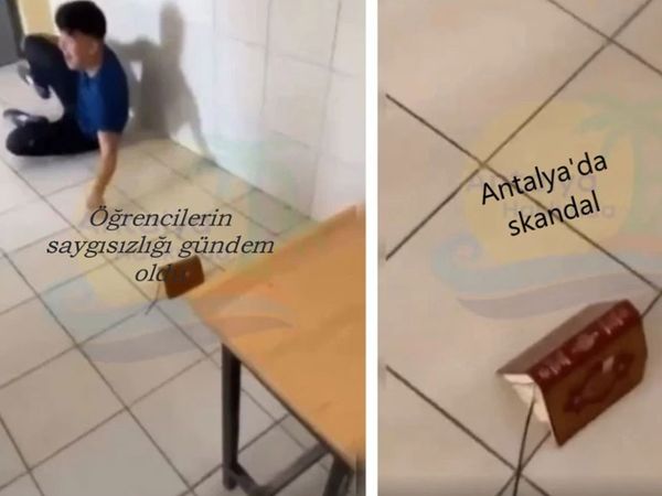 İki lise öğrencisi sınıfın ortasında Kur'an-ı Kerim’i tekmelediler: O görüntülere tepkiler çığ gibi büyüyor 