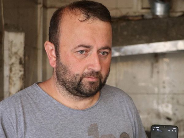 Kastamonu'da Selde Kaybolan Eşini Arama Çalışmalarına Katıldı