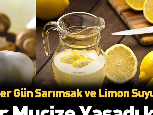 Limon suyuna sarımsak atarsanız ne olur? İnanamayacaksınız!