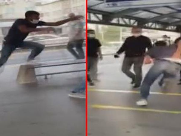 Metrobüs Durağında Beni İttin Tartışması Kavgaya Sebep Oldu