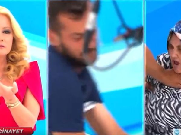 Müge Anlı'da saldırı anı! Her şey saniye saniye kameralara yansıdı! Canlı yayında şoke eden anlar
