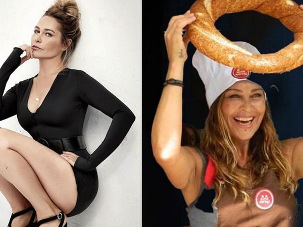 Simit yeriz diyen Hülya Avşar eteğini sıyırdı yaşına başına bakmadan öyle pozlar verdi ki! Para için...