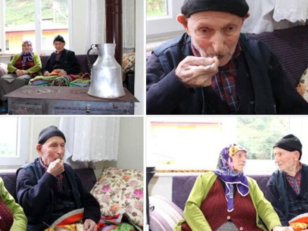 Trabzon'da 110 yaşındaki dursun ali dede uzun yaşamanın sırrını açıkladı