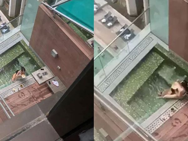 Ünlü otelde büyük rezalet herkesin içinde havuzda cinsel ilişkiye girdiler görenler gözlerine inanamadı şimdi polisler o çifti arıyor