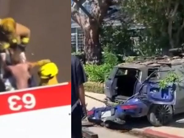 Ünlü oyuncu trafik kazası geçirdi! Aniden alev alan aracın içinden çıkarılan oyuncunun son hali içler acısı...