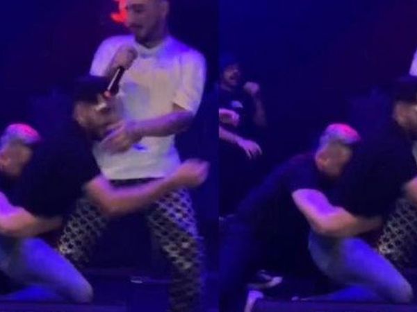 Ünlü şarkıcıya konser sırasında hayranı tarafından saldırı şoku! Uzi sinirlenip sahneyi terk etti