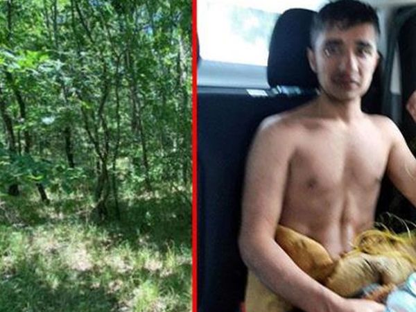 8 gün boyunca ormanda yaşayan Şehmus çıplak bir şekilde bulundu!