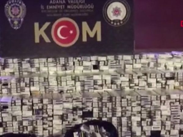 Adana’da 10 Bin Paket Kaçak Sigara Ele Geçirildi