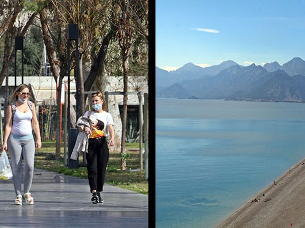 Antalya'da Termometreler 20 Dereceyi Gösteriyor