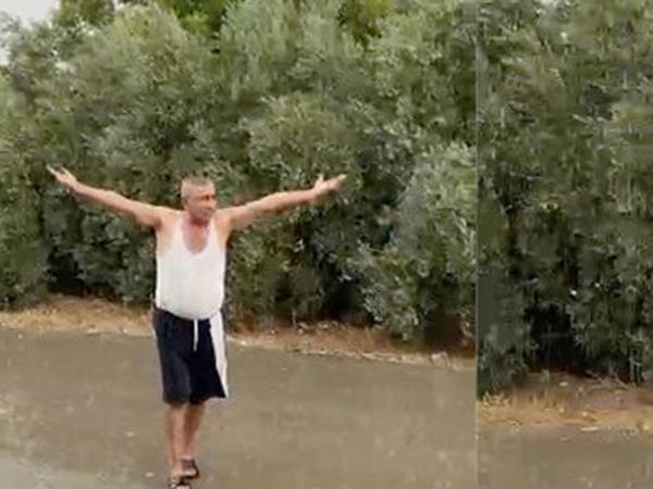 Antalya'da Yağmuru Gören Çiftçinin Sevinci Kameraya Yansıdı! ‘Ver Allah'ım Ver’