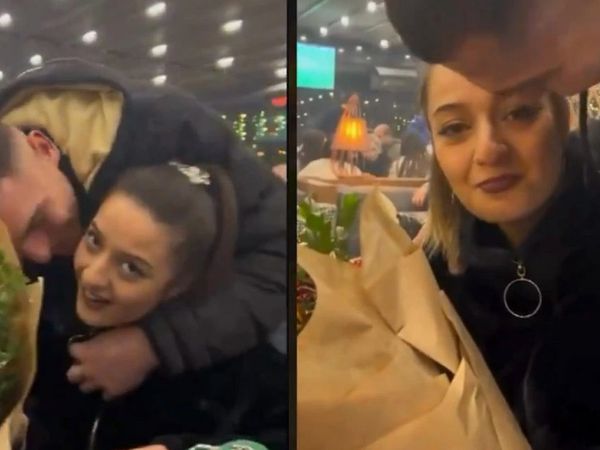 Askerden gelen gencin sürprizi herkesi duygulandırdı! Bakın sevgilisi ne yaptı?