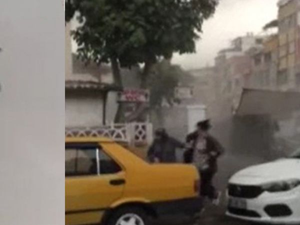 Aydın’da Fırtına Minareyi Yıktı Geçti! Vatandaşlar Kıl Payı Kurtuldular