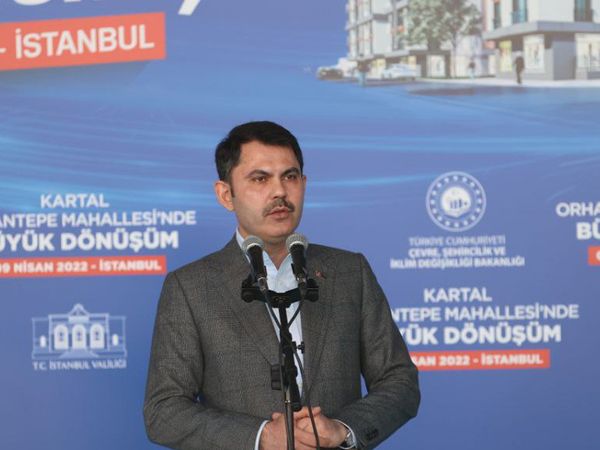 Bakan Kurum Kartal Millet Bahçesi hakkında müjdeli haberi paylaştı