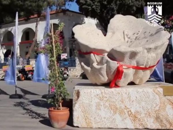 Bodrum Belediye Başkanı Heykel Açılış Töreninde '2 Yıldır Bunun İçin Uğraşıyoruz' Dedi