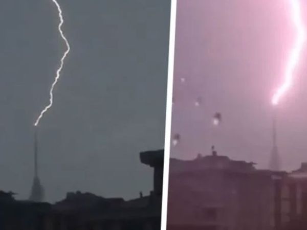 Çamlıca Kulesi’ne yıldırım düştü: O anlar kameralara yansıdı