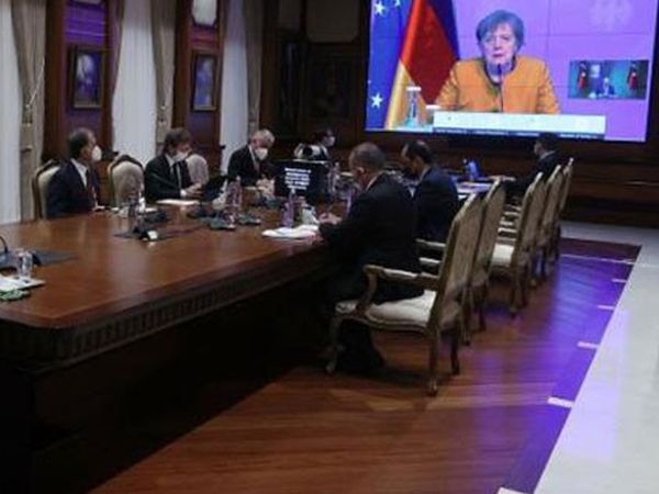 Cumhurbaşkanı Erdoğan, Almanya Başbakanı Merkel İle Görüştü