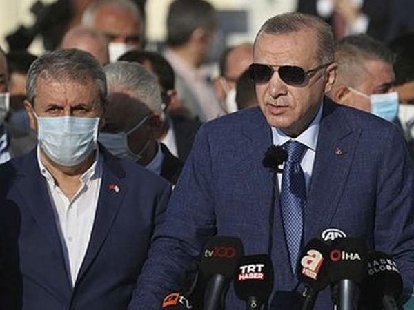 Cumhurbaşkanı Erdoğan'dan Kıbrıs'ta Önemli Açıklamalarda Bulundu: Afganistan Konusunda Kırmızı Çizgisini Çekti!