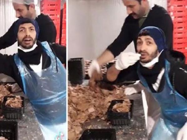 Döner Paketleyen Çalışanların Kaydettiği Videoya Tepki Yağdı